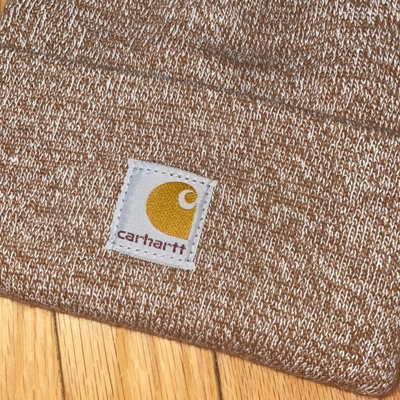 - ✖️NEW STOCK ⭐️CARHARTT BABY Brown heather kids hat  beanie *NEW* - Picture 2 of 7